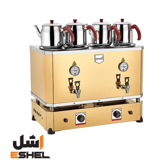 چای ساز 4 قوری 46 لیتری گازی + برقی جامبو (شناور) رمتا Remta