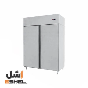 یخچال فریزر ایستاده دو درب تمام استیل