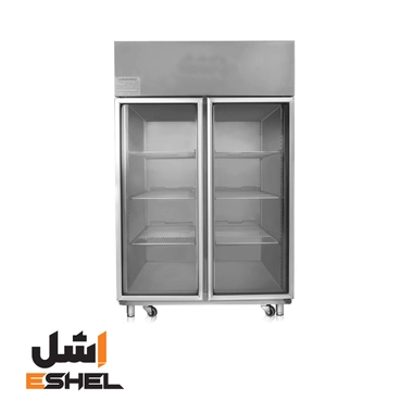 یخچال فریزر ایستاده دو درب شیشه ای