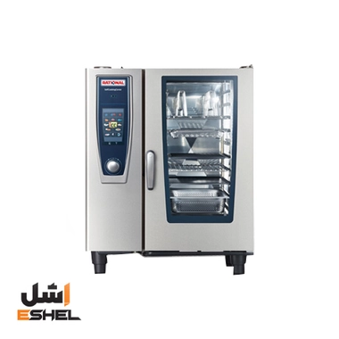 فر پخت ترکیبی ۱۰ سینی گازی رشنال مدل  101G