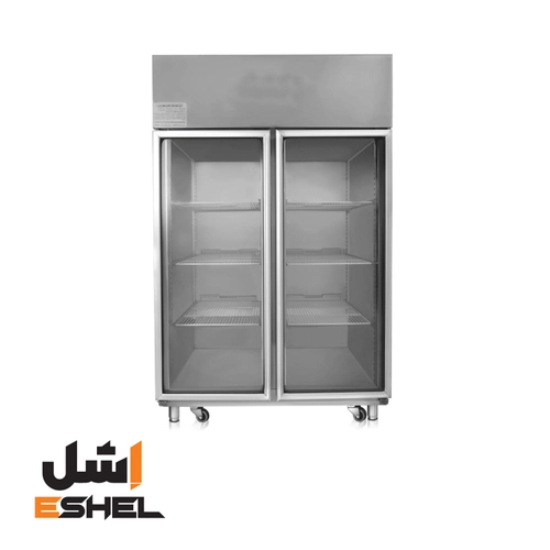 یخچال فریزر ایستاده دو درب شیشه ای