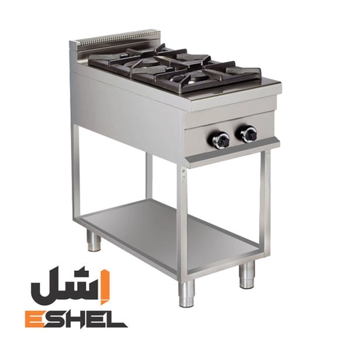 اجاق گاز صنعتی دو شعله پایه دار