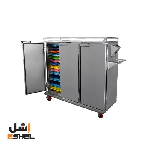 ترولی گرم حمل سینی بیمارستانی