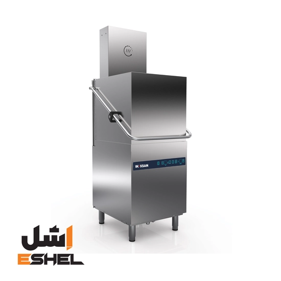 ماشین ظرفشویی اینوکسان هود تایپ مدل BYM102-HR به همراه خشک کن