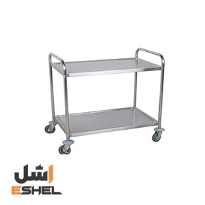 ترولی دو طبقه استیل