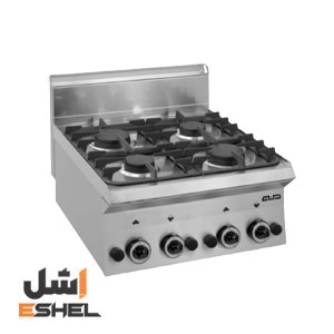 اجاق گاز صنعتی چهار شعله رومیزی MBM