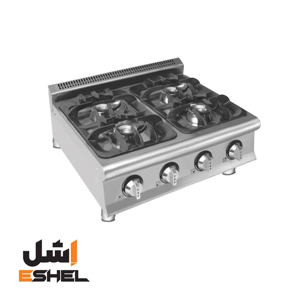 اجاق گاز صنعتی چهار شعله رومیزی