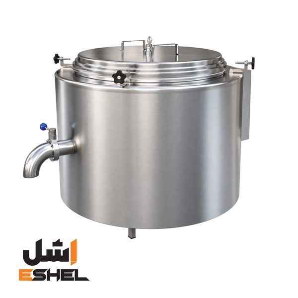 دیگ چلو پز صنعتی گرد مدل اکونومی