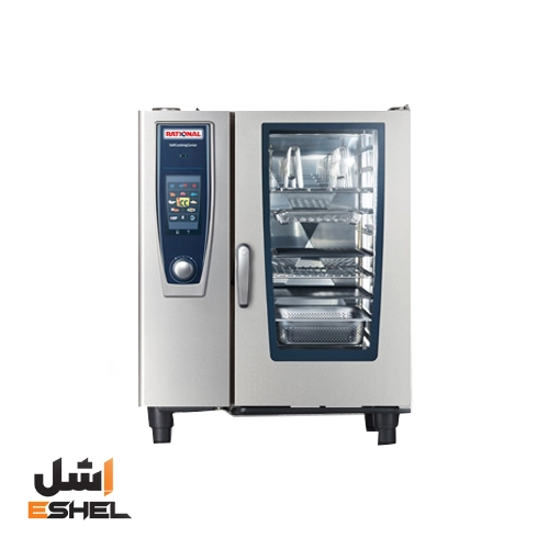 فر پخت ترکیبی ۱۰ سینی گازی رشنال مدل  101G