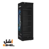 یخچال ایستاده تک درب مشکی کلیماسان عرض 60 مدل D372SC M4 BLACK