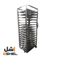 قفسه طبقه بندی چرخ دار 15 طبقه حمل سینی