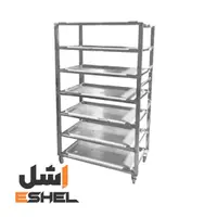 قفسه هفت طبقه چرخ دار