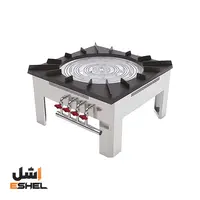 اجاق پلوپز صنعتی چهار شعله استیل