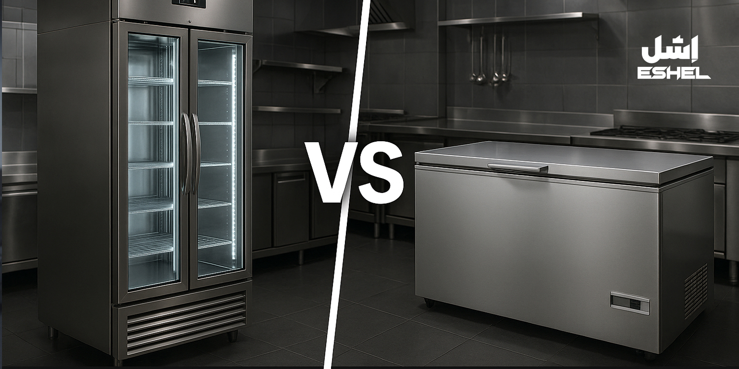 یخچال صنعتی ایستاده بهتر است یا خوابیده؟ بررسی تفاوت‌ها و کاربردها