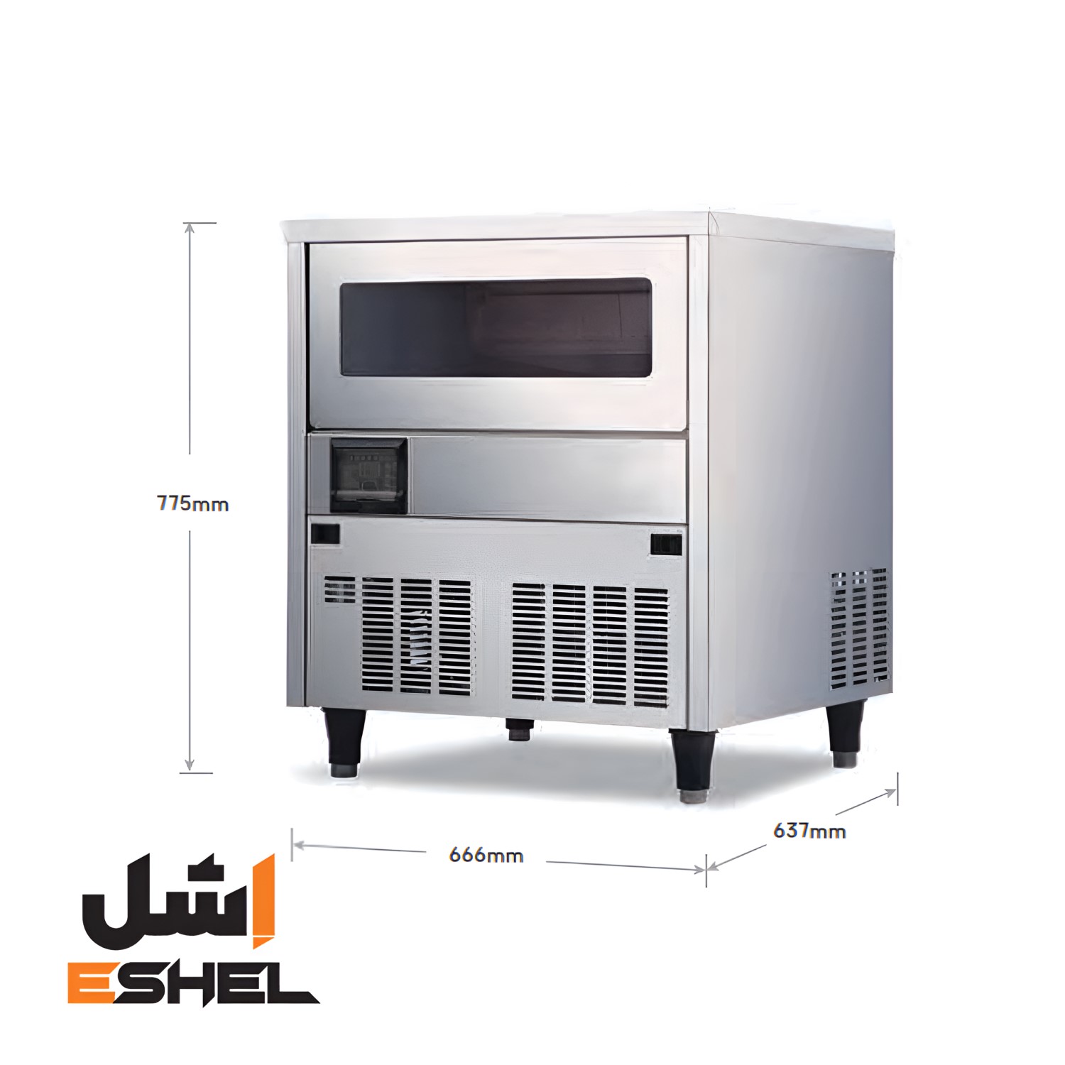 یخساز زیرکانتری 55 کیلویی گلوله‌ای اسنوکر مدل SK-55C