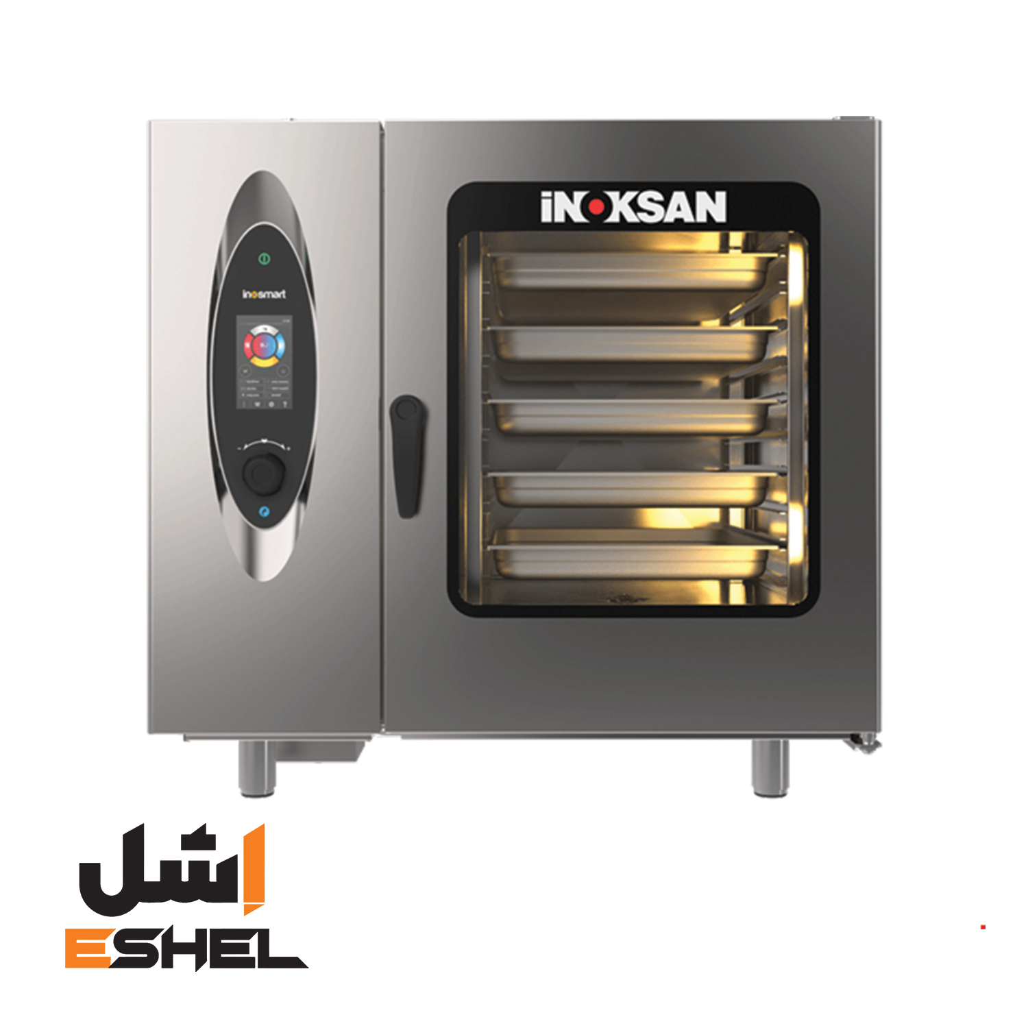 فر کامبی گازی 20 سینی اینوکسان مدل INO-FBG 20T