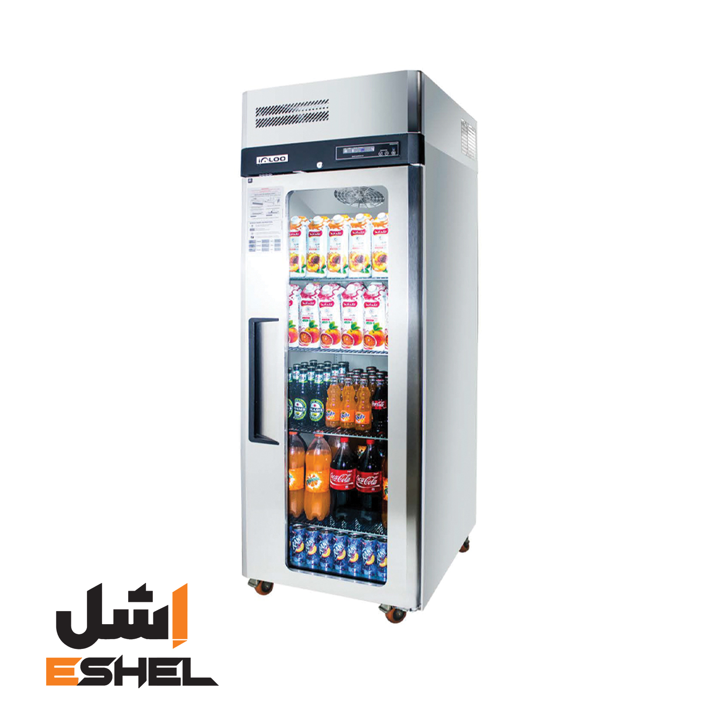 یخچال ایستاده درب شیشه‌ای ایگلو (igloo) مدل RS-GT18