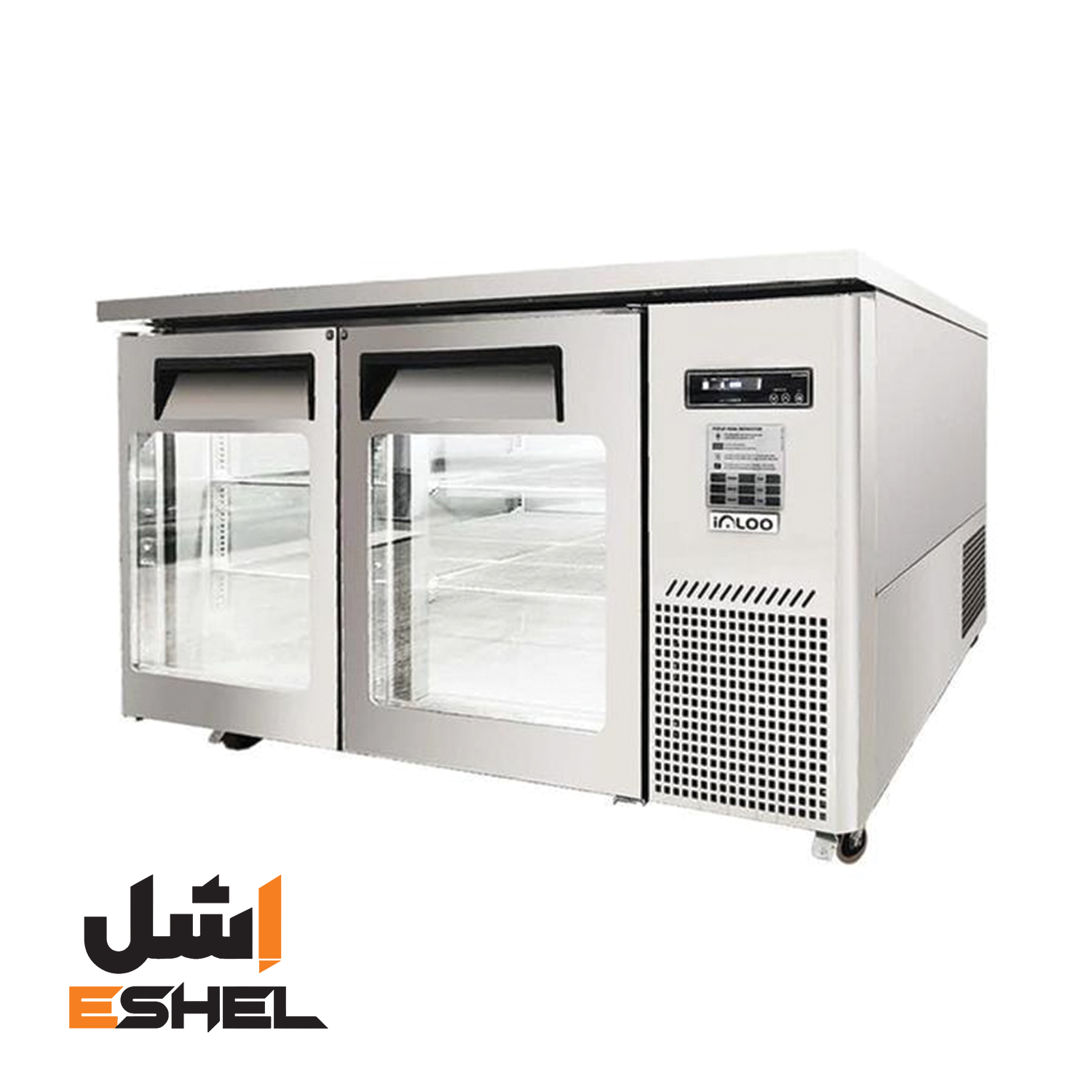 فریزر میز کار استیل درب شیشه‌ای ایگلو (igloo) مدل FW-GT21